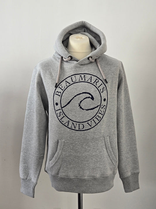 Beaumaris Clothing Company Grey Marl Island Vibes Hoodie