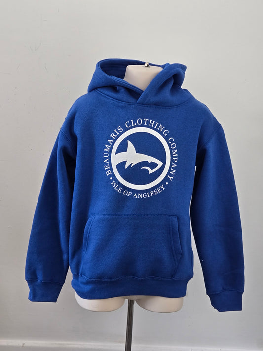 Beaumaris Clothing Company Kids Blue Shark Hoodie