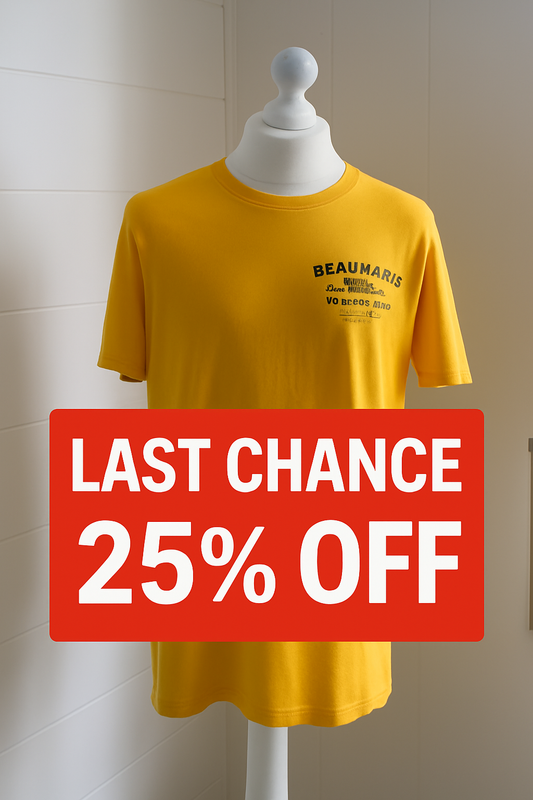Beaumaris Clothing Co Regatta Unisex T-Shirt Yellow